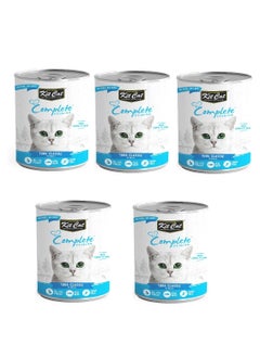 Buy 5Pc Complete Cuisine Tuna Classic In Broth Cat Wet Food 150g in UAE