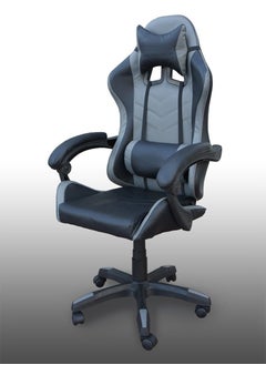 اشتري Black and Grey HYG-01 Gaming Chair with High Resilience Cushion Ergonomically Built, with Reclining Feature, for Home Study & Gaming في الامارات