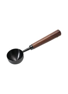 Buy Retro Stainless Steel Coffee Measuring Spoon, Long Handle Coffee Spoon With Black Walnut Handle, 15g Capacity, Perfect for Coffee, Tea, and Milk (Black Titanium) in Saudi Arabia