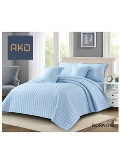 Buy Comforter Set One Person Consisting Of 4 Pieces Polyester Comforter Size 170x220 Cm in Saudi Arabia