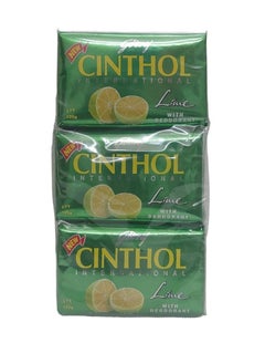 Buy Bath Soap Lime With Deodorant Pack of 6 in Saudi Arabia