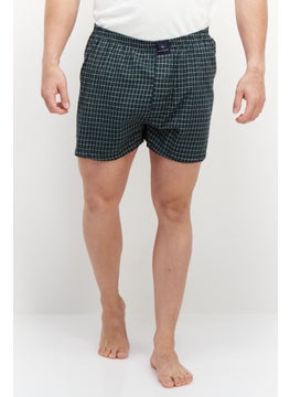 Buy Men 3 Pcs Plaid Pull On Boxer, Black Combo in Saudi Arabia