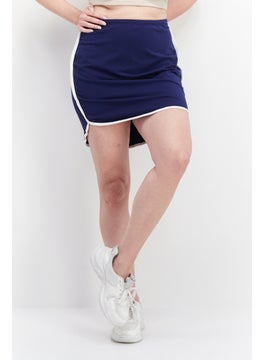 Buy Women Sportswear Fit Training Skirt, Navy Blue in UAE