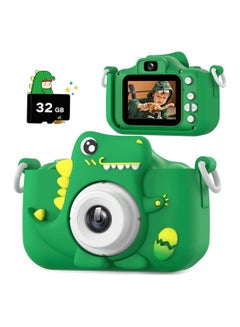 اشتري كاميرا أطفال ، رقمية للأطفال 1080P مع بطاقة الذاكرة الرقمية المؤمنة 32GB / 2 بوصة IPS الشاشة في الامارات