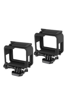 Buy Frame Mount Housing Case, Compatible with GoPro Hero 7/6/5 Black Action Camera Top Open Protective Housing Case with Quick Release Bracket(2 Pcs) in Saudi Arabia