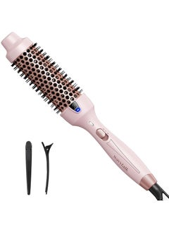 Buy Wavytalk Thermal Brush, 1 1/2 Inch Ionic Heated Round Brush Creates Blowout Look, Thermal Round Brush Makes Hair Shinier & Smoother, Dual Voltage, Easy to Use (Pink) in UAE