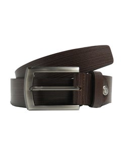 Buy GENUINE LEATHER 35MM FORMAL AND CASUAL BROWN BELT FOR MENS 35MM in UAE