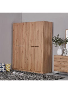 Buy Urban 4-Door Wardrobe 59.6x216x181.6 cm in Saudi Arabia