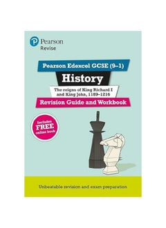 Buy Pearson REVISE Edexcel GCSE (9-1) History King Richard I and King John Revision Guide and Workbook: For 2024 and 2025 assessments and exams - incl. free online edition (Revise Edexcel GCSE History 16) in UAE