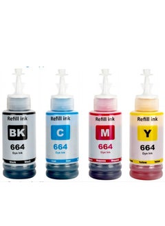 اشتري Ink Set 664 for Epson for EcoTank Printer L210 L220 L300 L355 L365 L555 L1300 في الامارات