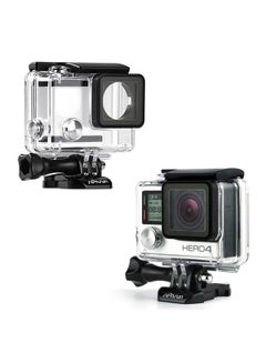 Buy Standard Protective Waterproof Dive Housing Case for GoPro Hero 4, Hero 3+, Hero 3 Black Silver Camera - 40 Meters (131 Feet) Underwater Photography in UAE