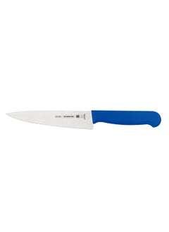 Buy Professional 6 Inches Meat Knife with Stainless Steel Blade and Blue Polypropylene Handle with Antimicrobial Protection in UAE