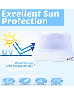 Buy Foldable sun cotton unisex bucket travel hat in Egypt