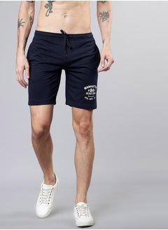 Buy Printed Slim Fit Shorts with Drawstring in Saudi Arabia