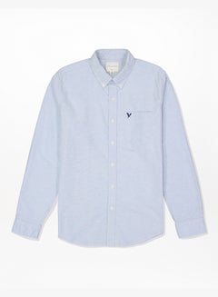 Buy AE Slim Fit Flex Oxford Button-Up Shirt in Saudi Arabia