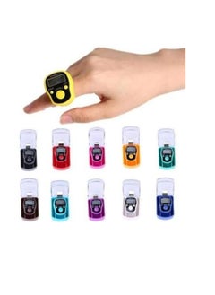 Buy LED Finger Tasbeeh Ring for Islamic Male, Multi-colored Counter Ring, 12 Pieces in Saudi Arabia