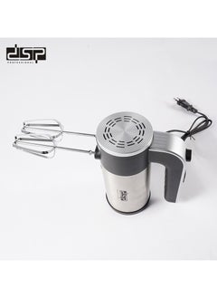 اشتري DSP Electric Hand Mixer with 2 Dough Hooks & 2Beaters of Stainless Steel, 5-Speed Easy Mix, 400w في الامارات