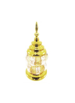 اشتري Golden Radiance Metal Lantern With LED 15x28cm of Timeless Elegance في الامارات