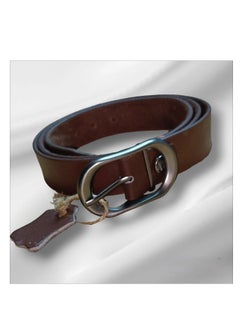 Buy Men's Leather Belt  Elegant Design that Adds a Touch of Elegance to your Look -115CM in Egypt