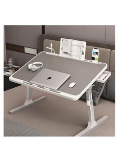 Buy Adjustable Laptop Table Multifunctional Laptop Bedside Table with Hidden Drawer Laptop Bed Table Portable Lap Table with Folding Legs Suitable for Eating  Working Writing  Gaming  Drawing in UAE