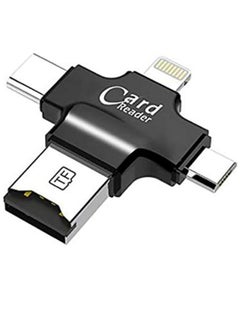 Buy 4 In 1 Card Reader Type C Micro USB Adapter in UAE