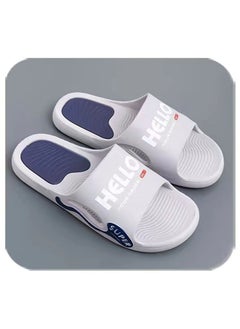 Buy Bathroom PVC Shower Slippers Non-Slip in UAE