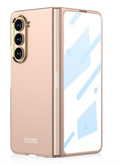 Buy Gkk Compatible With Samsung Galaxy Z Fold 5 ultra thine with lenc (Rose Gold) in Egypt