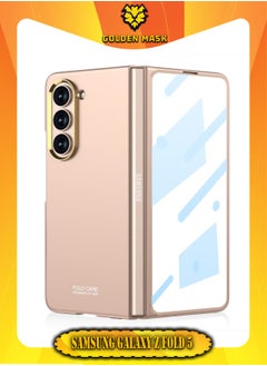 Buy Compatible With Samsung Galaxy Z Fold 5 ultra thine with lenc (Rose Gold) in Egypt