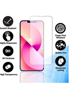 Buy High-quality tempered glass screen protector for iPhone 14 Pro Max Screen Protector Apple iPhone 14 Pro Max 6.7 Inch Clear in UAE