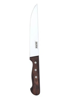 Buy BERN BROWN STEEL KNIFE WITH WOODEN HANDLE M 8" in Saudi Arabia