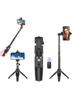 اشتري Tripod Monopod Selfie Stick 40 In Portable Selfie Stick Phone Tripod Compatible With Wireless Remote Shutter Control For Iphone 14 13 12 11 Pro Max X 8 Plus Samsung Galaxy S23 S22 S21 S20 S10 في السعودية