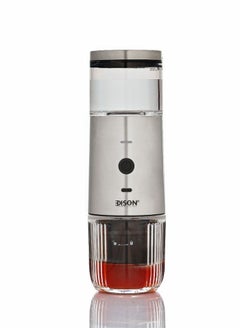 Buy Edison Espresso Maker, 60ml, 3.6W, Portable - Silver in Saudi Arabia