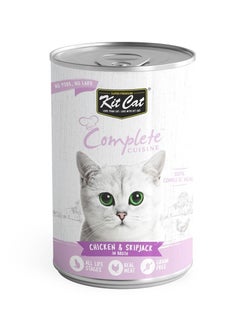 Buy Complete Cuisine Chicken And Skipjack In Broth Cat Wet Food 150g in UAE