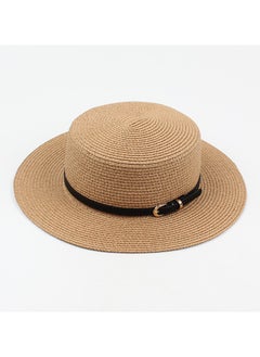 Buy New Fashion Casual Flat Top Sun Protection Hat in UAE