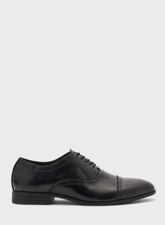 Buy Faux Leather Brogue Oxford Formal Lace Ups in Saudi Arabia