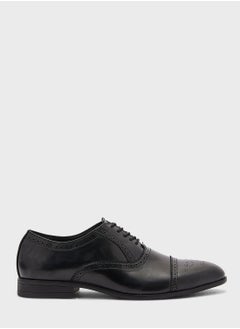 Buy Faux Leather Brogue Oxford Formal Lace Ups in UAE