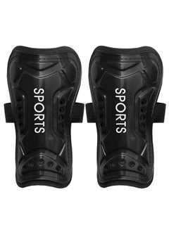 اشتري 2 PCS Soccer Shin Guards Football Shin Protective Board Soccer Training Calf Protector Breathable Football Leg Pad في الامارات