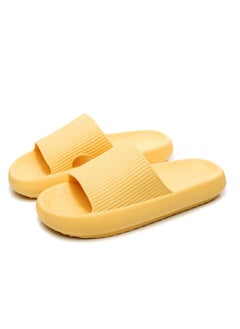 اشتري Arabest Cloud Slides Women's and Men's Bathroom Anti Slip Quick Dry Ultra Soft Thick Bottom Home Slippers في السعودية