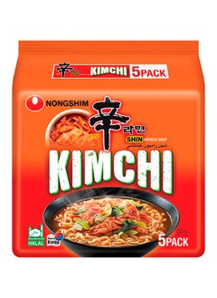 Buy Shin Ramyun Kimchi Noodles 120grams Pack of 5 in UAE