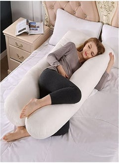 اشتري Premium U Shape Comfortable Pregnancy Pillow (White) في السعودية