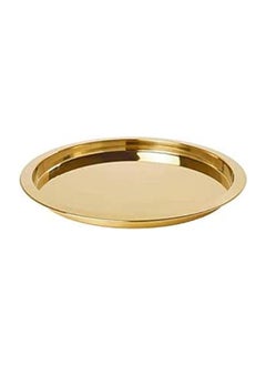 Buy Stainless Steel Tray 38Cm Brass in Egypt