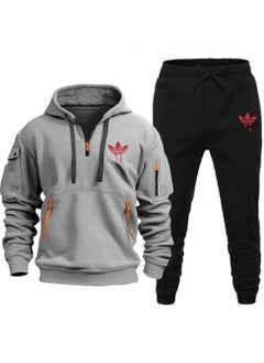 Buy Men's loose sportswear and sports pants two-piece set in Saudi Arabia