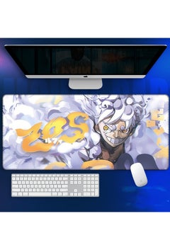 Buy Anime One Piece Mouse Pad, Extended Large Gaming Mouse Pad, Non-Slip Rubber Base And Stitched Edge Desk Pad For Computer Home Office Work And Study in Saudi Arabia