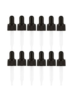 اشتري Glass Eye Droppers For 10Ml & 15Ml Essential Oil Bottles Set Of 12 Black Compatible With Doterrayoung Livingedens Gardenplant Guruaura Caciarocky Mtnetc في السعودية