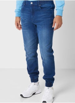 Buy Regular Jogger Fit Jeans in Saudi Arabia