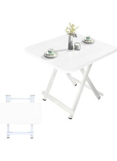 Buy Folding Tables, Indoor Lightweight Half Fold Table, Durable and Sturdy Foldable Tables, White in Saudi Arabia