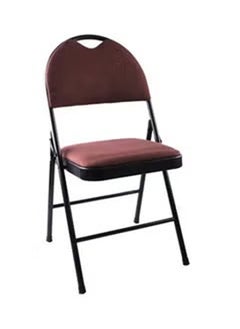 Buy Foldable Chair Brown/Black in Saudi Arabia