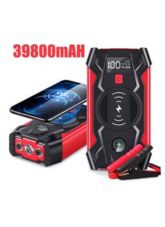 Buy Car Jump Starter 4000A Peak 39800mAh 12V Super Safe Jump Starter, with USB Quick Charge 3.0 (3500A/26800mAh) in Saudi Arabia