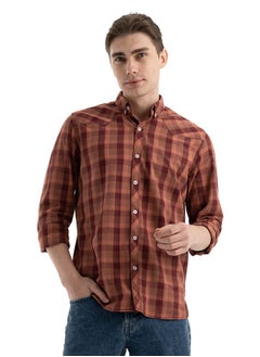 Buy Oxford cotton checkered shirt in Egypt