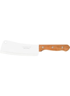 Buy Dynamic 6 Inches Cleaver With Stainless Steel Blade And Natural Wood Handle in Saudi Arabia